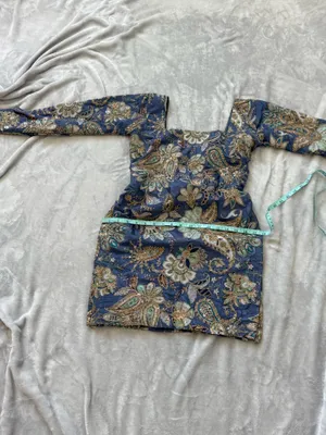 Blue Embroidered Kameez / Kurti Size XS thumbnail 3