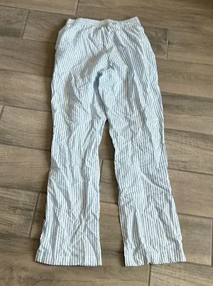 Being my most beautiful self stripe pajama bottoms thumbnail 4