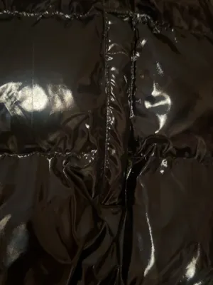 TCEC Shiny Black Quilted Puffer Vest thumbnail 2