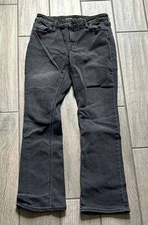 Old Navy Dark Gray Bootcut Jeans thumbnail 1