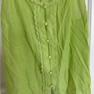 MINE boutique tank lace cami Green Size L thumbnail 10