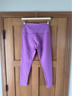 Beyond Yoga Spacedye Caught in the Midi High Waisted Leggings Fun Fuchsia Large thumbnail 4