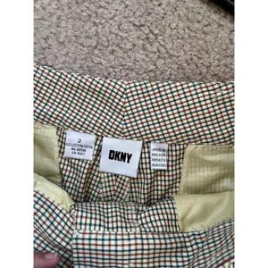 Vtg 90s Y2K DKNY Plaid Pants 2 Straight Leg Preppy Academic Teacher Business thumbnail 8