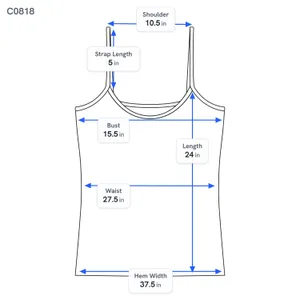 NWT Hersy Womens Top Blue Plaid Camisole Swing Sleeveless Cottagecore Large thumbnail 10