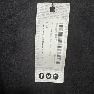 Black Boohoo Plus Strappy Cami Maxi Dress thumbnail 5