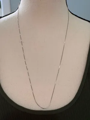 Sterling Silver 24” Box Chain thumbnail 1