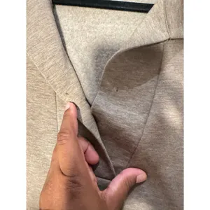Haven Well Within L Tan Collared Pullover Top‎ Long Sleeve TENCEL Blend Shirt thumbnail 4