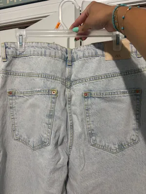 ZARA Jeans Straight Leg High-Rise thumbnail 3