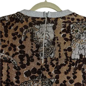 Vintage Lady Manhattan 70s Baby Leopard Novelty Top Boho Chic Animal Print thumbnail 7