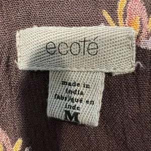 Urban Outfitters UO Ecote Helena Printed Long-sleeve Romper Size Medium thumbnail 5