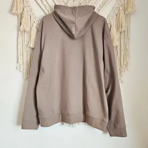 Beyond Yoga Womens Oyster Taupe Oversized Fleece Hoodie Sweatshirt 2XL NEW thumbnail 10