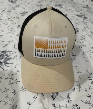 Columbia Unisex Mesh Tree Flag Trucker Cap Multicolor L Casual Hat thumbnail 1