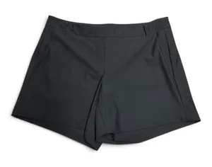 Spanx Sunshine Mid Rise Pull On Shorts Black XL thumbnail 1