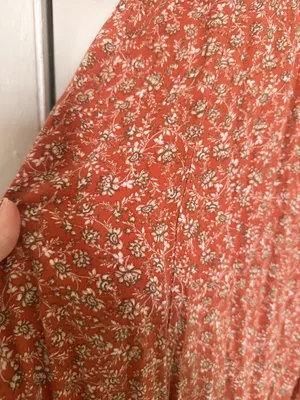 Sincerely Jules Orange floral sundress thumbnail 2