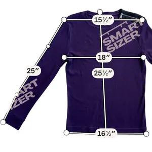 Ralph Lauren Ribbed Long Sleeve Shirt Purple‎ Shoulder Zip Faux Leather Elbow Patches thumbnail 6