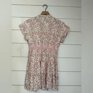ALICE + OLIVIA Keela Floral Print Smocked Button-Front Dress thumbnail 13