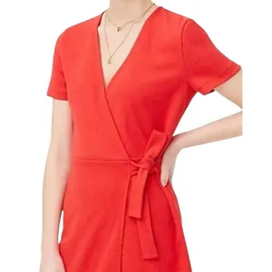 NWT J. Crew Women's Textured Knit Wrap Mini Dress Size XXS‎ Casual Vacation thumbnail 3