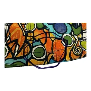 VTG Mirror Image Wearable Art Fitted Button Front Colorful Abstract Jacket - L thumbnail 12