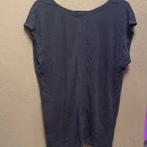 Nine Britton Deep Blue Short Sleeve Top / R24 thumbnail 5