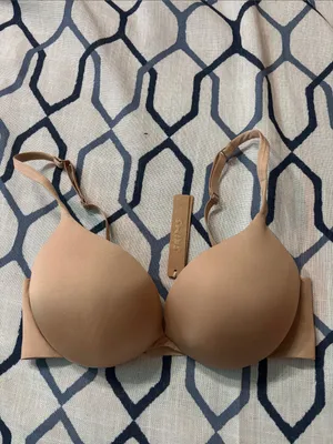 SKIMS Ultimate Push Up Plunge Bra Size:32D Clay thumbnail 2