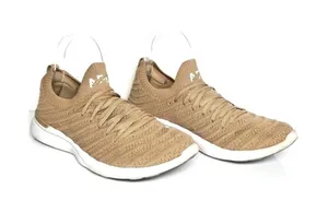 APL‎ TechLoom Wave Womens Running Shoes Tan Beige Sneakers US 7.5 thumbnail 1