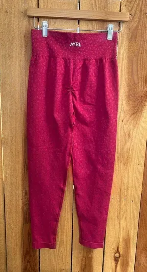 AYBL Evolve Speckle Seamless Leggings Raspberry Size Large thumbnail 6