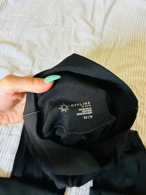 Aerie Crossover Flared Leggings thumbnail 2