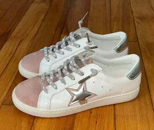Vintage Havana White and Blush Pink Sneakers thumbnail 1
