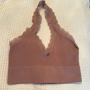 Urban Outfitters Out From Under Mauve Lace Halter Bralette thumbnail 1