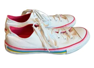 Converse Chuck Taylor All Star Ox Rainbow Stripe Canvas Sneakers thumbnail 1