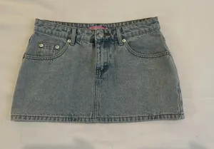 Edikted Mini Denim Skirt thumbnail 1