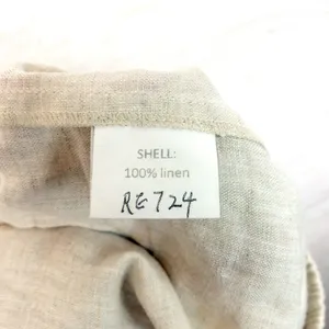 The Reset R Label Linen Shorts Womens XS Khaki Oatmeal Elastic Waist Beach thumbnail 5