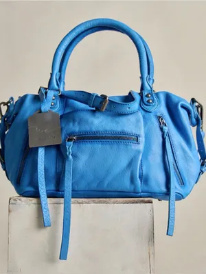 🆕 We The Free X Free People | Baby Emerson Tote Bag | Sapphire | ✨Sold Out✨ thumbnail 1