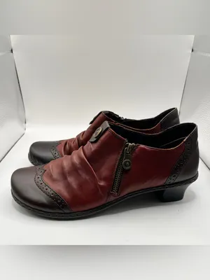 Rieker-Antistress Louise 52173 / Louise 73 two-tone red and black 41 US 10 thumbnail 3