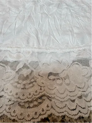 Maurices White Crinkled Lace Trim Camisole Size S (15” PTP) thumbnail 5