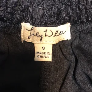 Iily white‎ black lace double liner shorts size small thumbnail 9