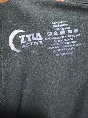 ZYIA Active Effortless Tank in Black thumbnail 2