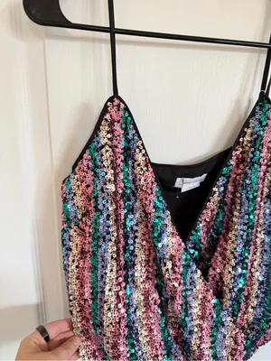 Lovers & Friends Leo Cami Sequin Bodysuit thumbnail 6