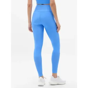 New Athleta M Interval Perforated Cornflower Blue Leggings Medium Regular thumbnail 3