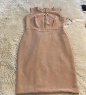 Calvin Klein light pink Sleeveless Sheath Dress Crew Neck size 8 brand new thumbnail 7
