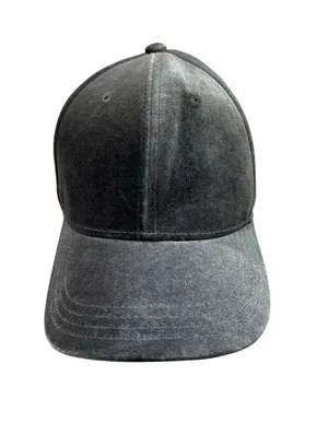 Calia Velvet Gray‎ Baseball Cap Adjustable Strapback Black Women’s thumbnail 1