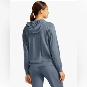 Peloton Blue Dreamblend Relaxed Full Zip Hoodie Sweathshirt thumbnail 3