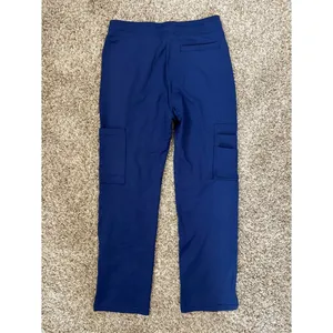 Scope Scrubs 8 Pocket Straight Navy Pants Women’s Small Scopesoft Fabric thumbnail 3