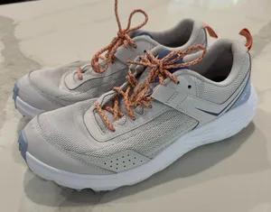 Columbia Vertisol Trail Hiking Shoes Womens 11 Silver Grey Apricot Fizz Gorpcore thumbnail 1