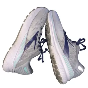 Brooks Adrenaline GTS 22 Running Shoes woman's Sz 10 Gray/Blue #1203531B045 thumbnail 5