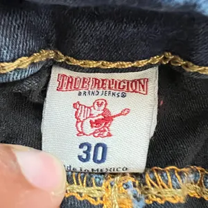870 | True Religion‎ World Tour Slim Straight Contour Dark Wash Jeans Womens 30 thumbnail 6