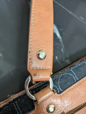 Kate Spade Gray Wool Geometric Pattern Handbag thumbnail 6