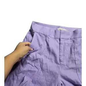 Alice + Olivia Dylan High Waist Purple Pants Size: 8 thumbnail 4