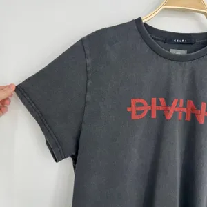 Ksubi‎ Divine Graphic Tee XL Black Washed Streetwear Casual Minimalist Skater thumbnail 5