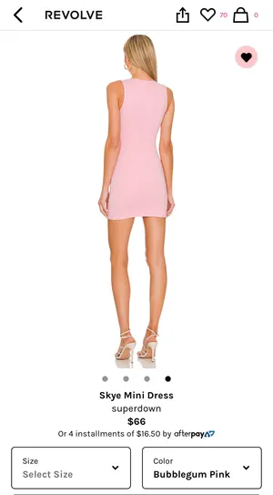 superdown pink dress thumbnail 2